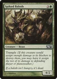 Spiked Baloth - Magic 2013 (M13) - Magic: The Gathering card