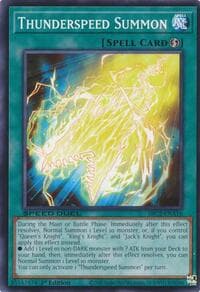 Thunderspeed Summon - Speed Duel: Battle City Finals - YuGiOh card