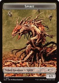 Spirit (SLD) // Shapeshifter (KHM) Double-sided Token - Secret Lair Drop Series - Magic: The Gathering card