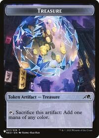 Treasure // Shapeshifter Double-Sided Token - The List Reprints - Magic: The Gathering card