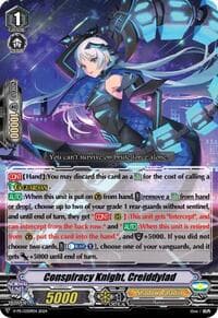 Conspiracy Knight, Creiddylad - V Promo Cards - Cardfight Vanguard card
