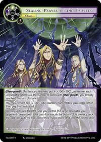 Sealing Prayer of the Triplets - Timeless Eclipse of the Underworld - Force of Will card