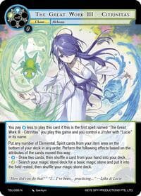 The Great Work III - Citrinitas - Timeless Eclipse of the Underworld - Force of Will card