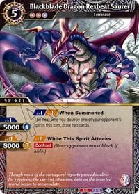 Blackblade Dragon Rexbeat Saurer (Store Tournament & Sealed Deck Pack Vol.2) - Launch & Event Promos - Battle Spirits Saga card