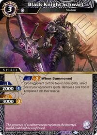 Black Knight Schwart (Store Tournament & Sealed Deck Pack Vol.2) - Launch & Event Promos - Battle Spirits Saga card