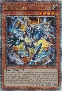 Ice Ryzeal (Quarter Century Secret Rare) - Crossover Breakers - YuGiOh card