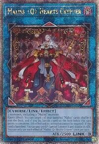 Maliss Q Hearts Crypter (Quarter Century Secret Rare) - Crossover Breakers - YuGiOh card