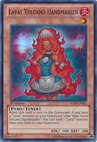 Laval Volcano Handmaiden - Hidden Arsenal 6: Omega Xyz - YuGiOh card