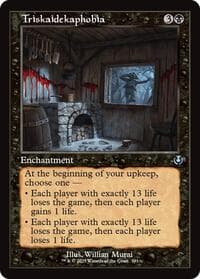 Triskaidekaphobia (Retro Frame) - Innistrad Remastered - Magic: The Gathering card