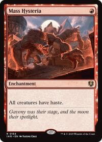 Mass Hysteria - Innistrad Remastered - Magic: The Gathering card