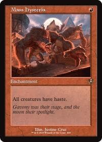 Mass Hysteria (Retro Frame) - Innistrad Remastered - Magic: The Gathering card