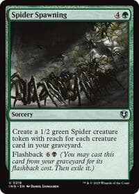 Spider Spawning - Innistrad Remastered - Magic: The Gathering card