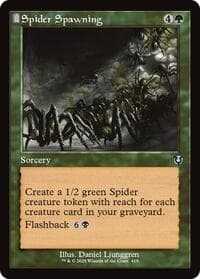 Spider Spawning (Retro Frame) - Innistrad Remastered - Magic: The Gathering card