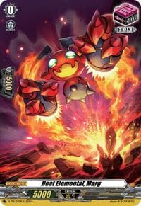 Heat Elemental, Marg - D Promo Cards - Cardfight Vanguard card