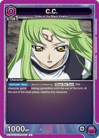 C.C. (005) - UE04BT: CODE GEASS: Lelouch of the Rebellion - Union Arena card