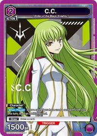 C.C. (007) - UE04BT: CODE GEASS: Lelouch of the Rebellion - Union Arena card