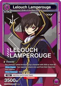 Lelouch Lamperouge (017) - UE04BT: CODE GEASS: Lelouch of the Rebellion - Union Arena card