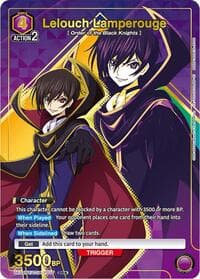 Lelouch Lamperouge (017) (SR*) - UE04BT: CODE GEASS: Lelouch of the Rebellion - Union Arena card
