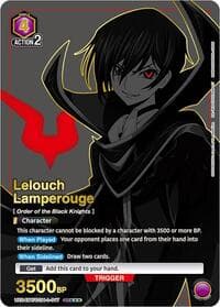 Lelouch Lamperouge (017) (SR***) - UE04BT: CODE GEASS: Lelouch of the Rebellion - Union Arena card
