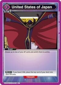 United States of Japan - UE04BT: CODE GEASS: Lelouch of the Rebellion - Union Arena card