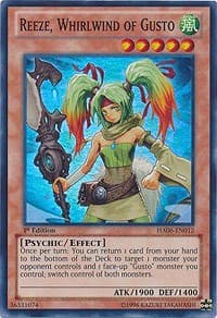 Reeze, Whirlwind of Gusto - Hidden Arsenal 6: Omega Xyz - YuGiOh card