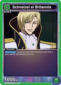 Schneizel el Britannia - UE04BT: CODE GEASS: Lelouch of the Rebellion - Union Arena card