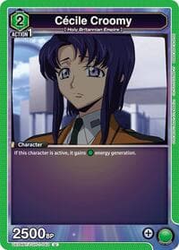 Cecile Croomy - UE04BT: CODE GEASS: Lelouch of the Rebellion - Union Arena card