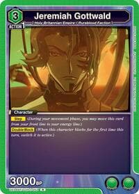 Jeremiah Gottwald (052) - UE04BT: CODE GEASS: Lelouch of the Rebellion - Union Arena card