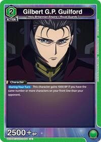 Gilbert G.P. Guilford - UE04BT: CODE GEASS: Lelouch of the Rebellion - Union Arena card