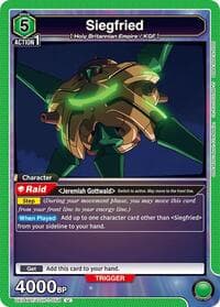 Siegfried - UE04BT: CODE GEASS: Lelouch of the Rebellion - Union Arena card
