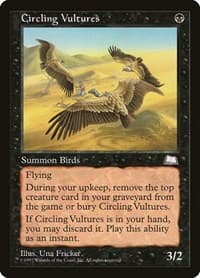 Circling Vultures - Weatherlight - Magic: The Gathering card