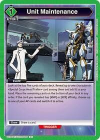 Unit Maintenance - UE04BT: CODE GEASS: Lelouch of the Rebellion - Union Arena card