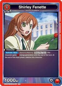 Shirley Fenette (079) - UE04BT: CODE GEASS: Lelouch of the Rebellion - Union Arena card