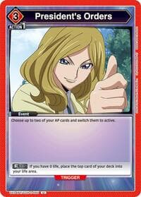 President's Orders - UE04BT: CODE GEASS: Lelouch of the Rebellion - Union Arena card