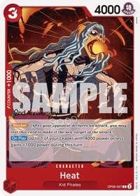 Heat - Emperors in the New World: 2nd Anniversary Tournament Cards - One Piece Card Game card
