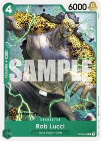 Rob Lucci (038) - Emperors in the New World: 2nd Anniversary Tournament Cards - One Piece Card Game card