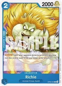 Richie - Emperors in the New World: 2nd Anniversary Tournament Cards - One Piece Card Game card