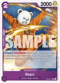 Bepo - Emperors in the New World: 2nd Anniversary Tournament Cards - One Piece Card Game card