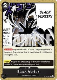 Black Vortex - Emperors in the New World: 2nd Anniversary Tournament Cards - One Piece Card Game card