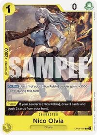 Nico Olvia - Emperors in the New World: 2nd Anniversary Tournament Cards - One Piece Card Game card