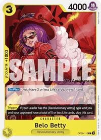 Belo Betty - Emperors in the New World: 2nd Anniversary Tournament Cards - One Piece Card Game card