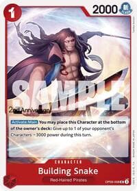 Building Snake - Emperors in the New World: 2nd Anniversary Tournament Cards - One Piece Card Game card
