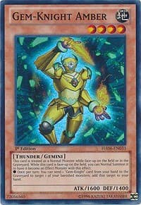Gem-Knight Amber - Hidden Arsenal 6: Omega Xyz - YuGiOh card