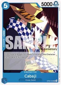 Cabaji - Emperors in the New World: 2nd Anniversary Tournament Cards - One Piece Card Game card