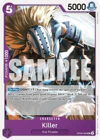 Killer - Emperors in the New World: 2nd Anniversary Tournament Cards - One Piece Card Game card