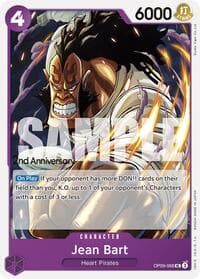 Jean Bart - Emperors in the New World: 2nd Anniversary Tournament Cards - One Piece Card Game card