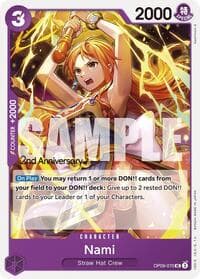 Nami (070) - Emperors in the New World: 2nd Anniversary Tournament Cards - One Piece Card Game card