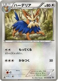 Herdier - BW1: White Collection - Pokemon Japan card