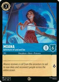 Moana - Adventurer of Land and Sea - Disney Lorcana Promo Cards - Disney Lorcana card