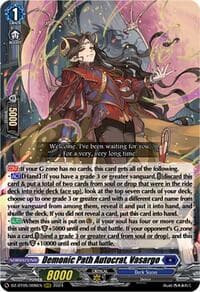 Demonic Path Autocrat, Vasargo - DZ-BT05: Omniscient Awakening - Cardfight Vanguard card